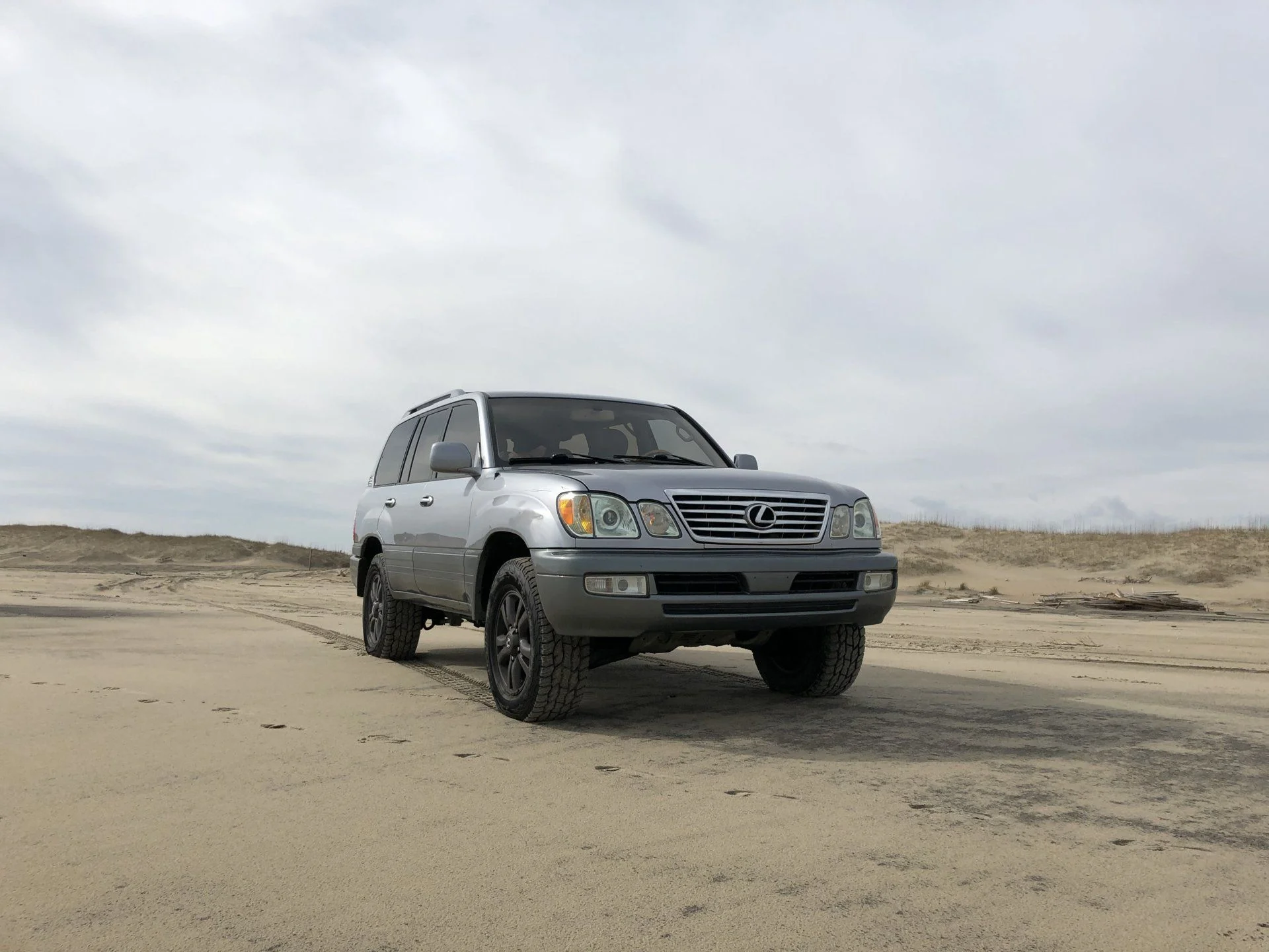 My first time ever driving on a beach