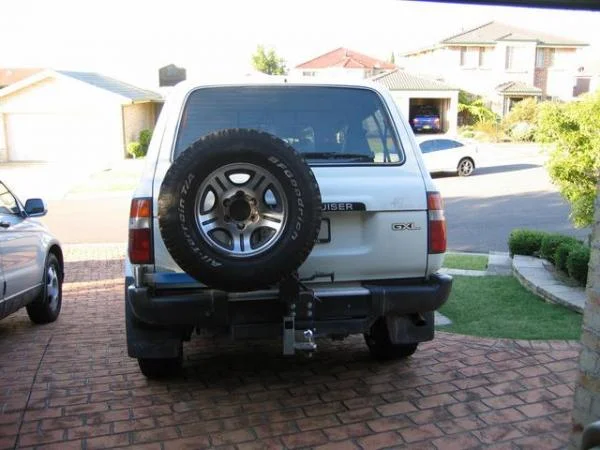 My rear tyre carrier
