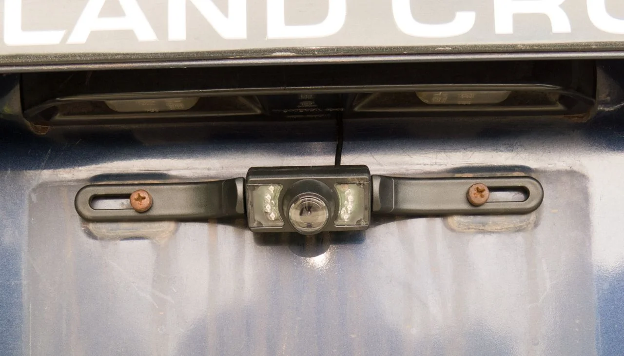 New backup camera installed with smart radio