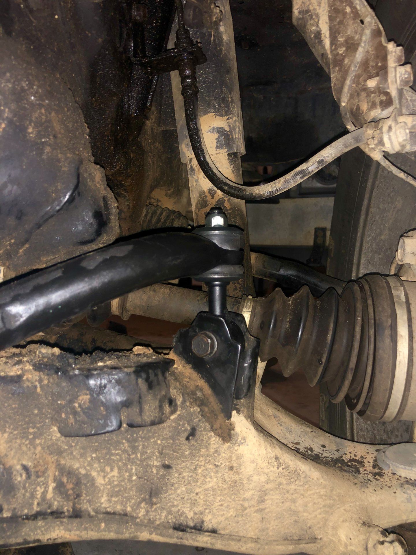 New front sway bar end links and bushings