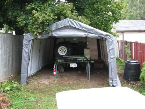 New "garage" getting ready for fall and winter.