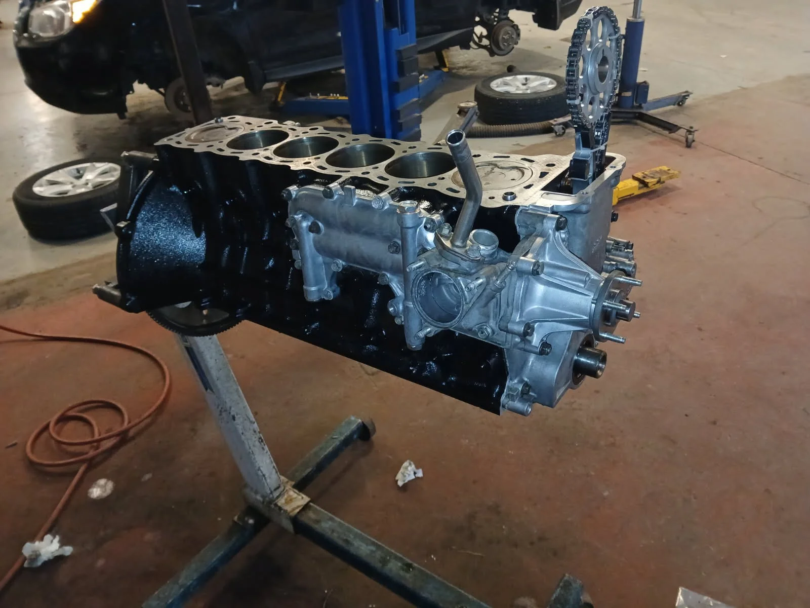 New Oil Cooler Cover installed