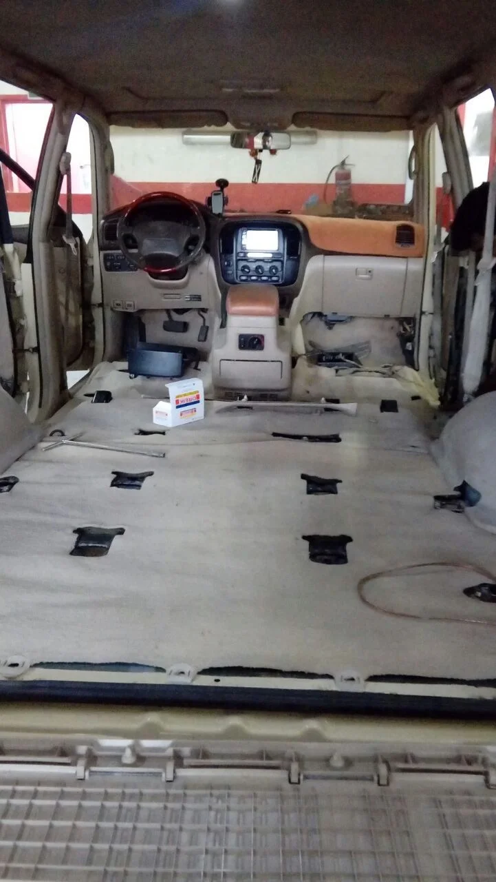 new old carpet installed