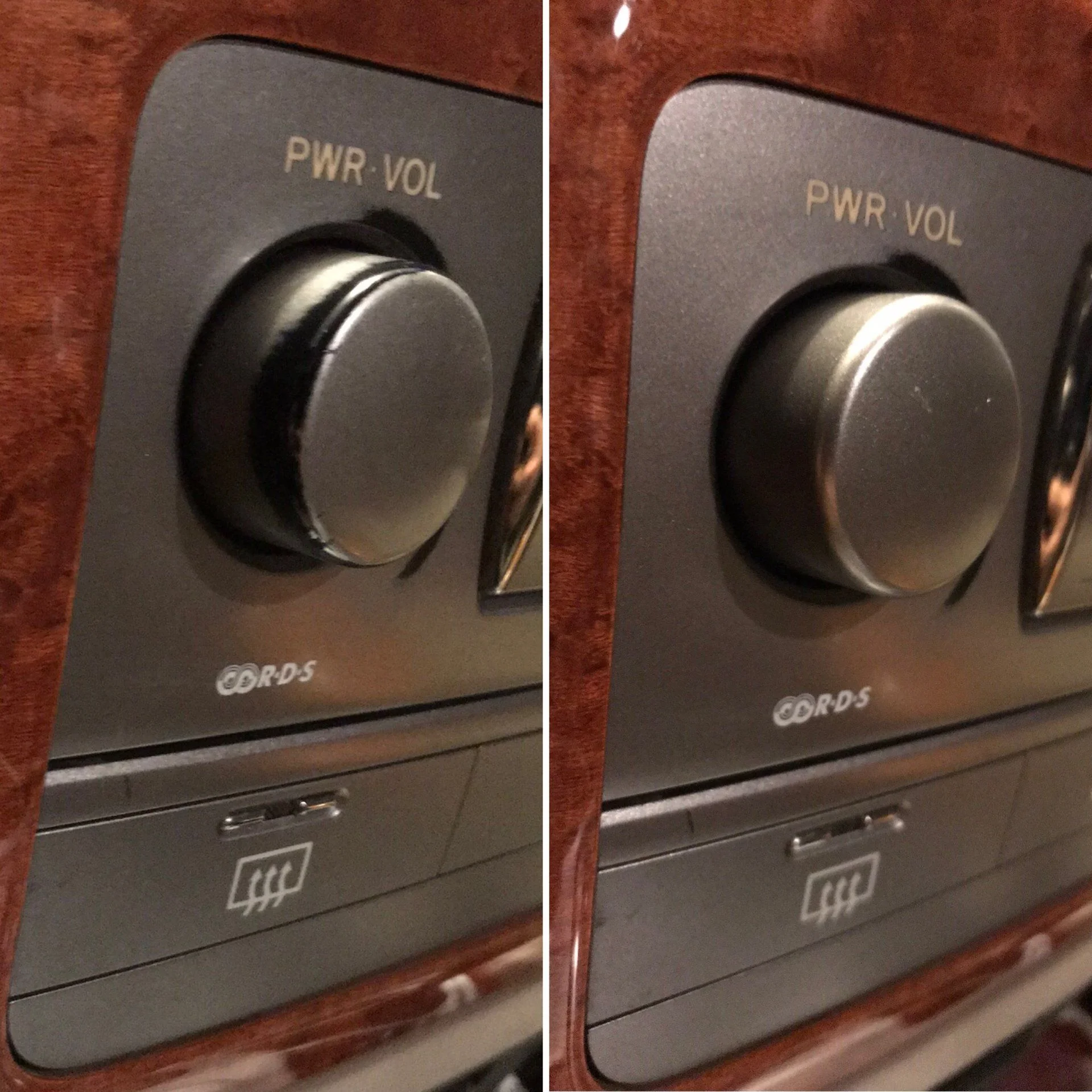 New radio knob