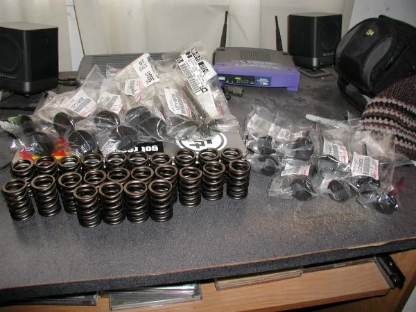 New valves and springs.