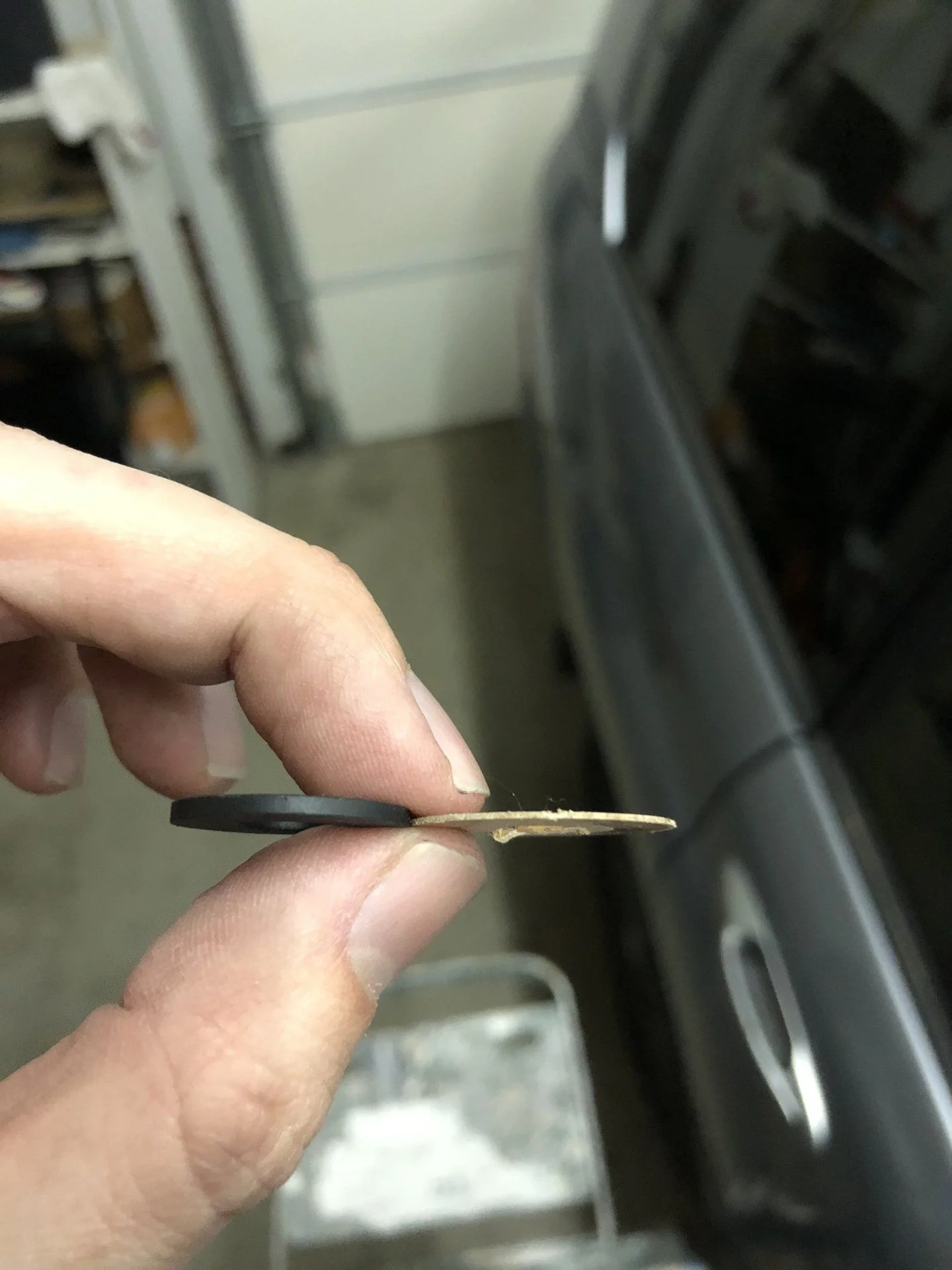 New washers for the roof rack bolts