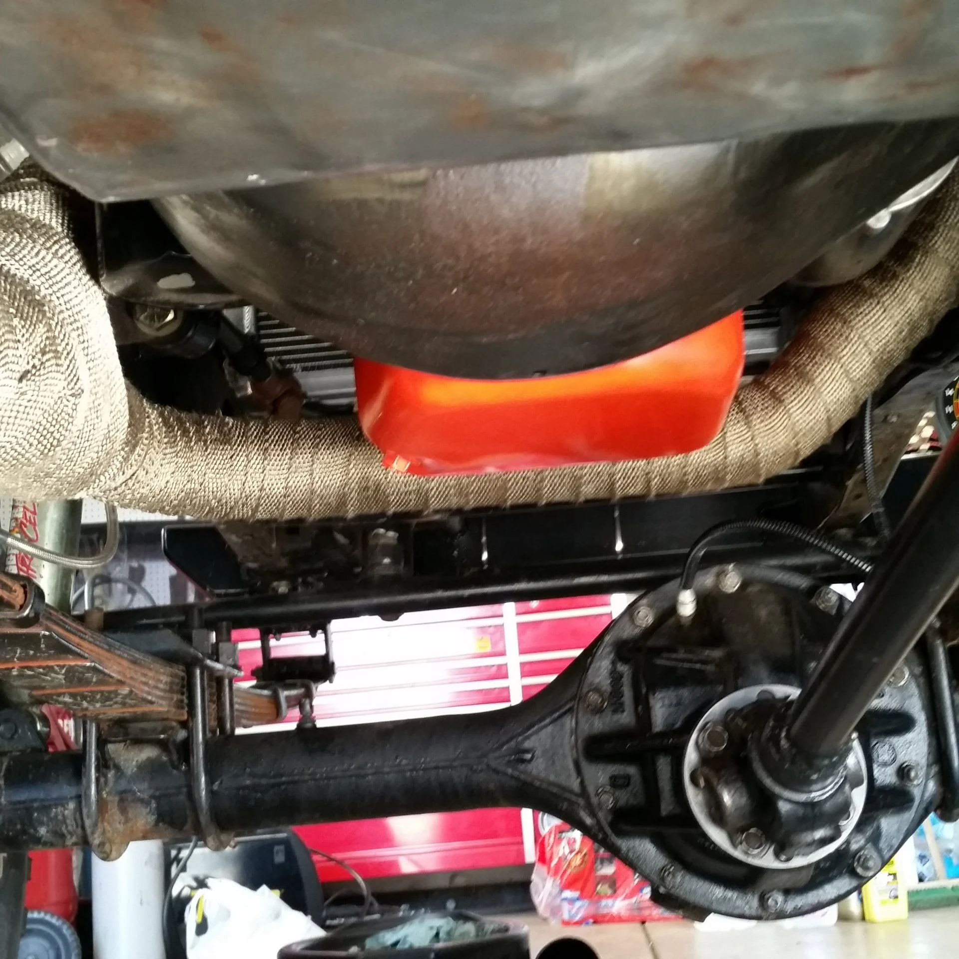 New wrapped exhaust pipe