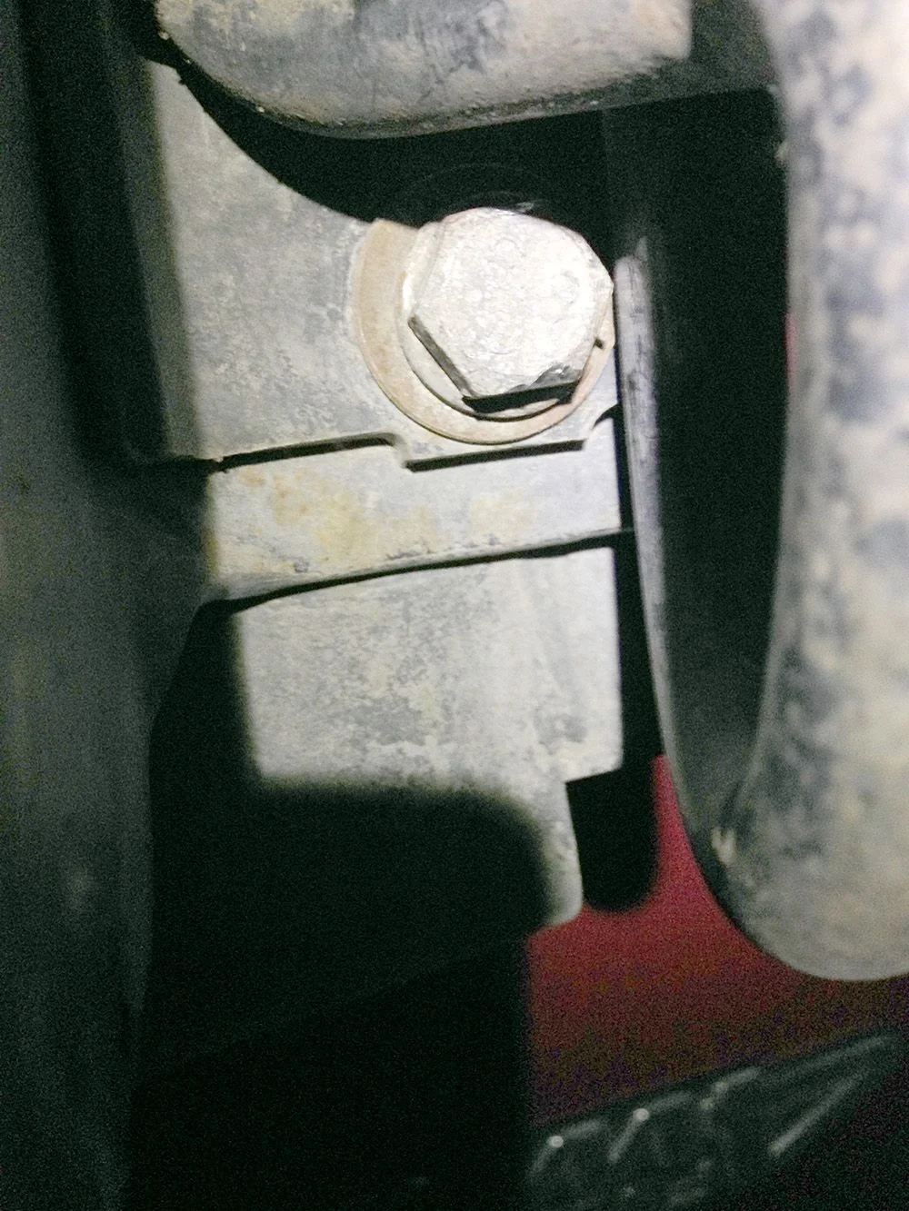 No room next to tow hook