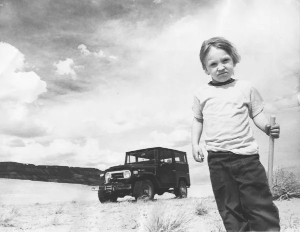 North of Rock Springs again, when I was about 4.