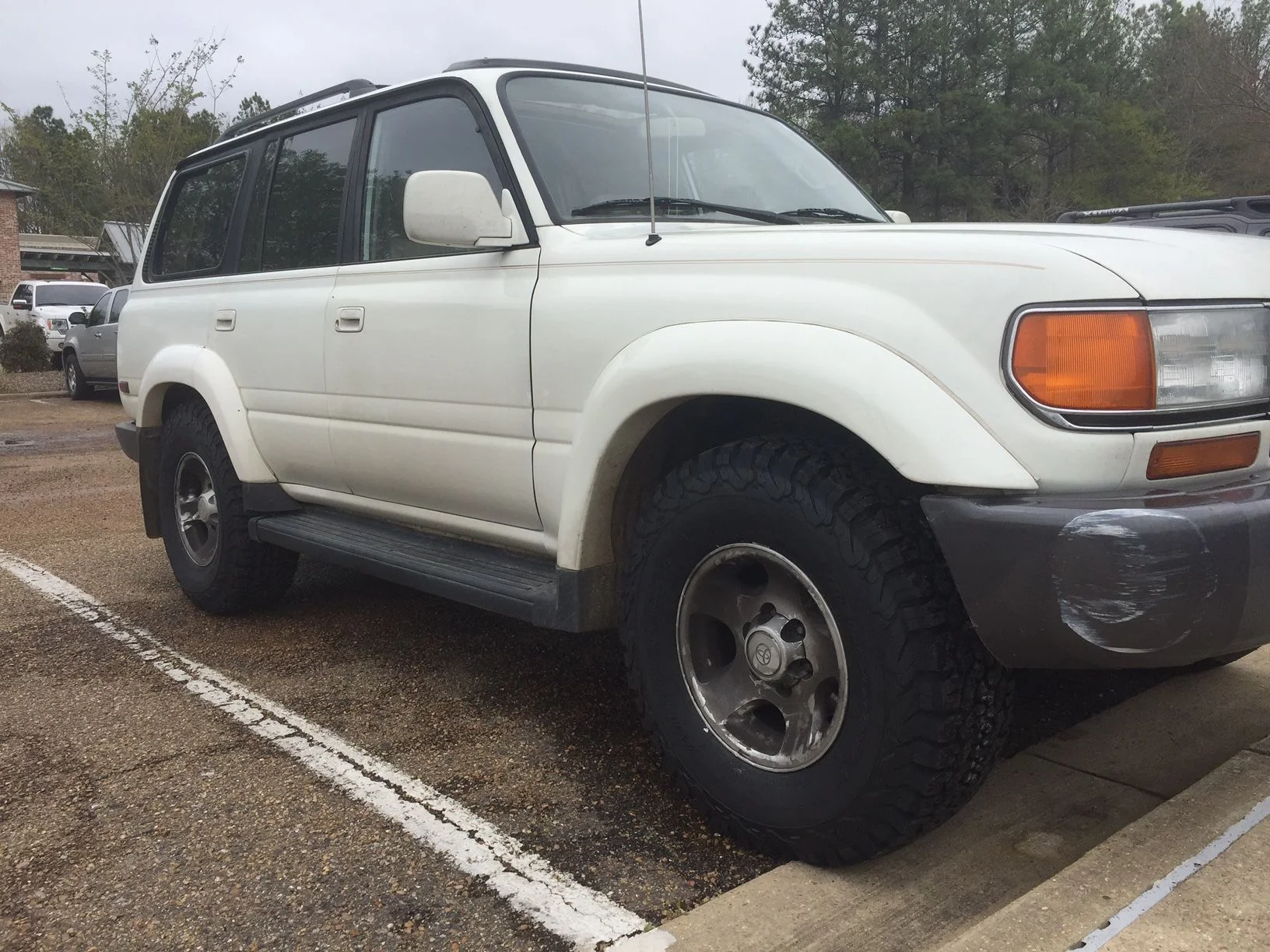 Note stock number and running boards