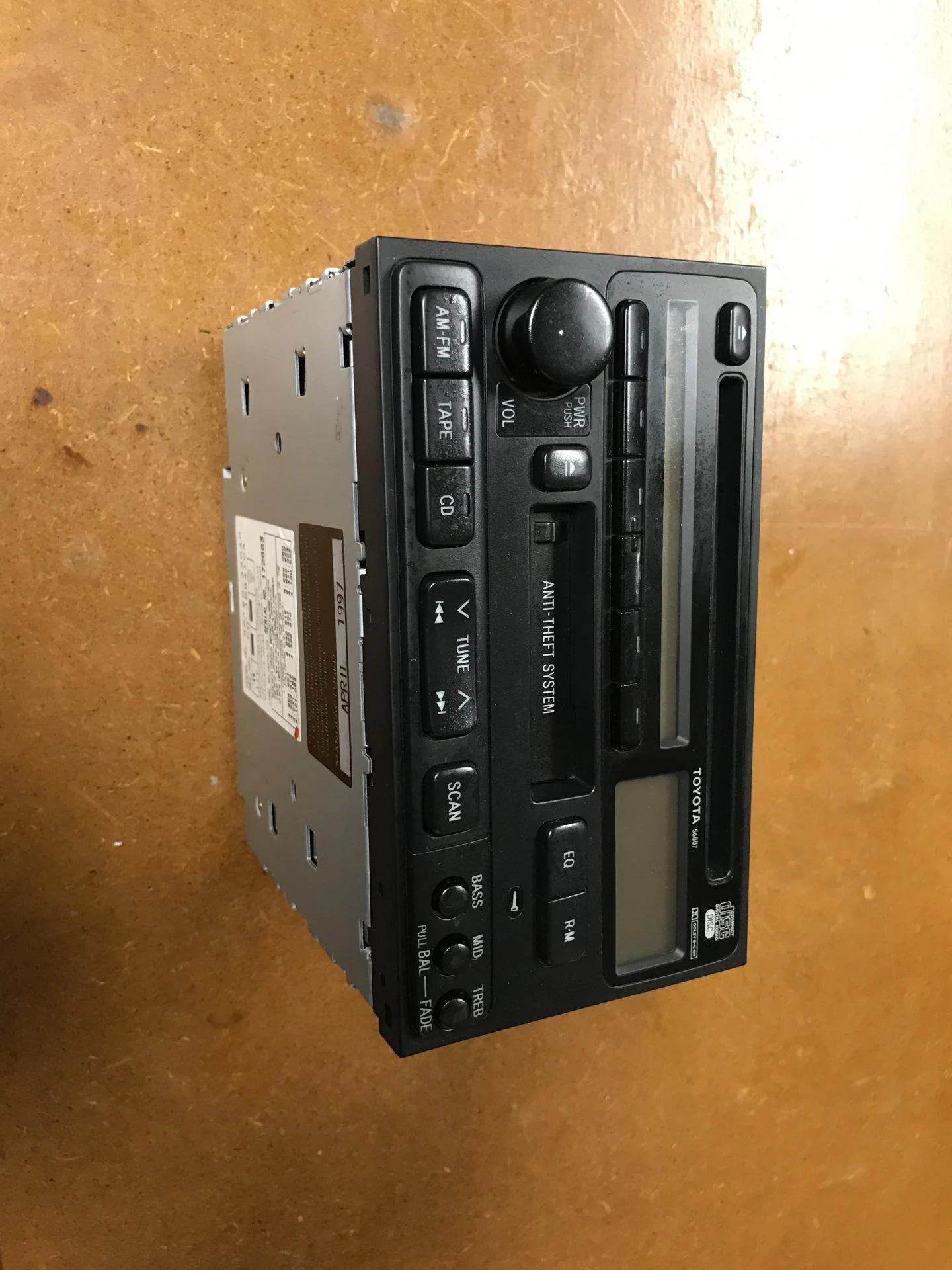 OEM Head Unit FZJ80 front view