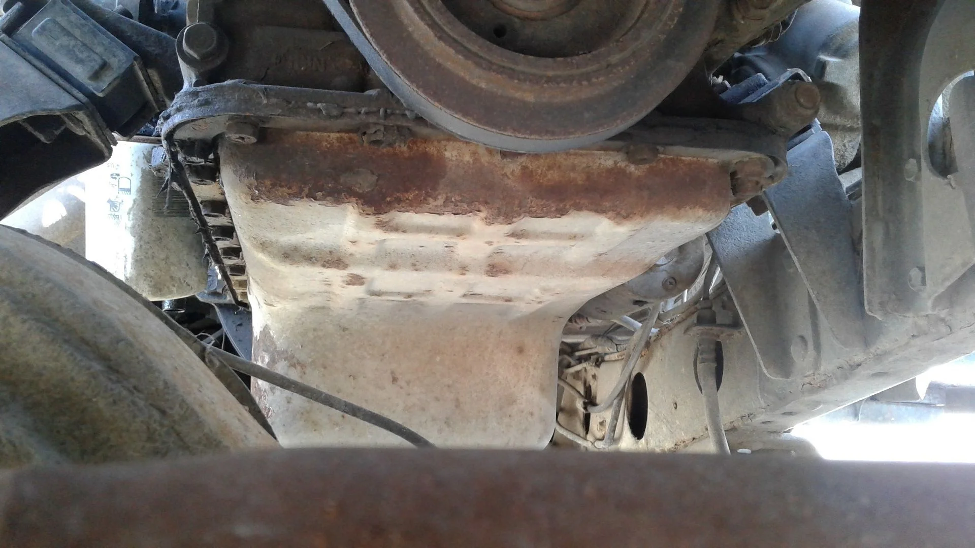 Oilpan from front