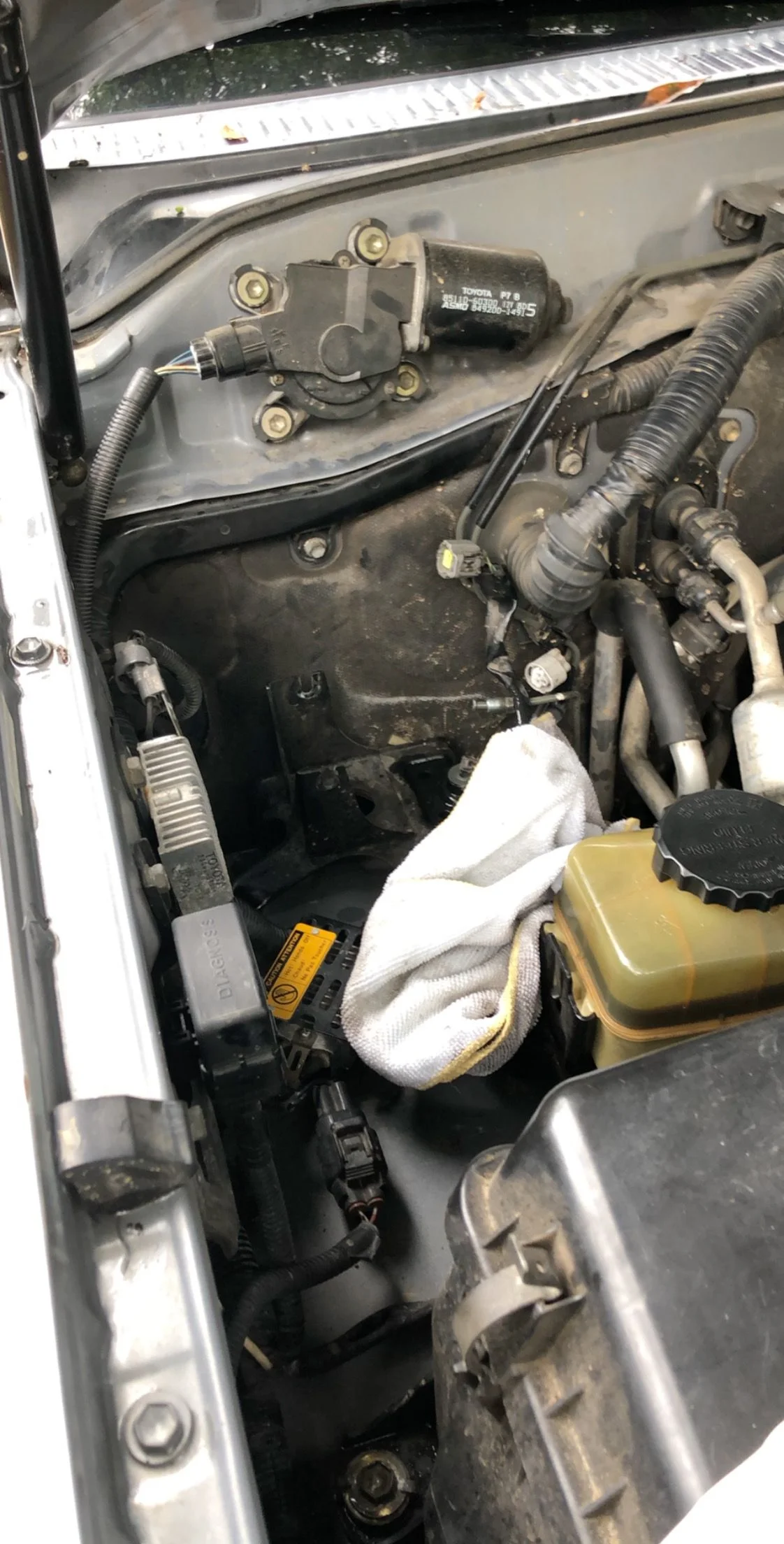 Old pump removed