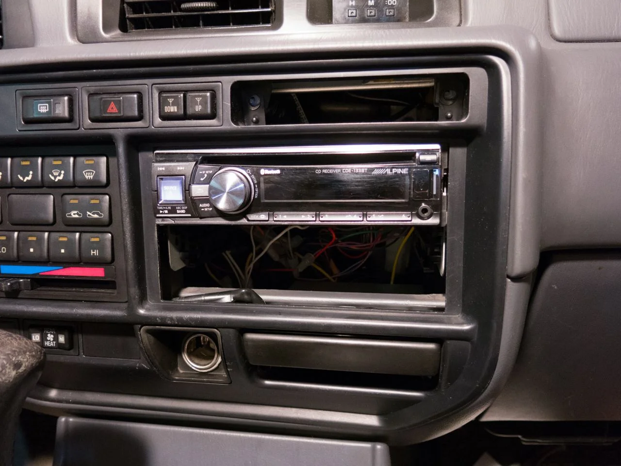 Old single D radio