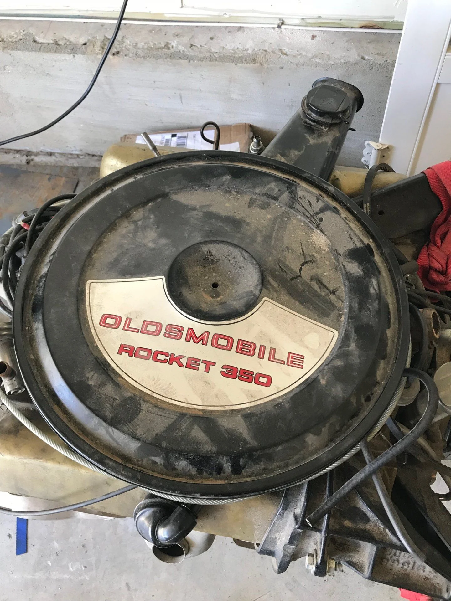 Olds 350 air cleaner