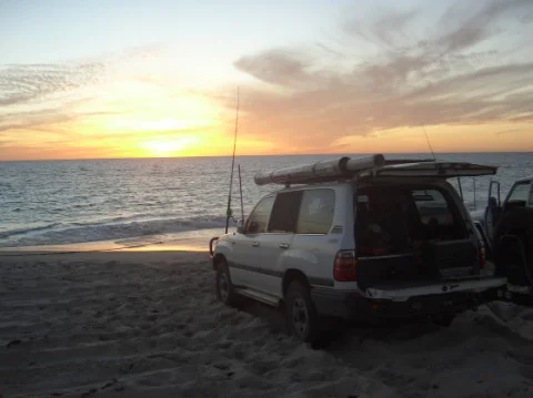 On the beach at Wilbinga, WA