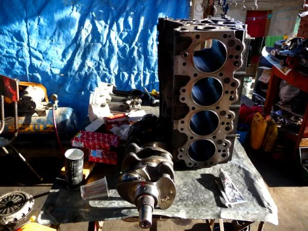 Only 2 parts reused in the engine