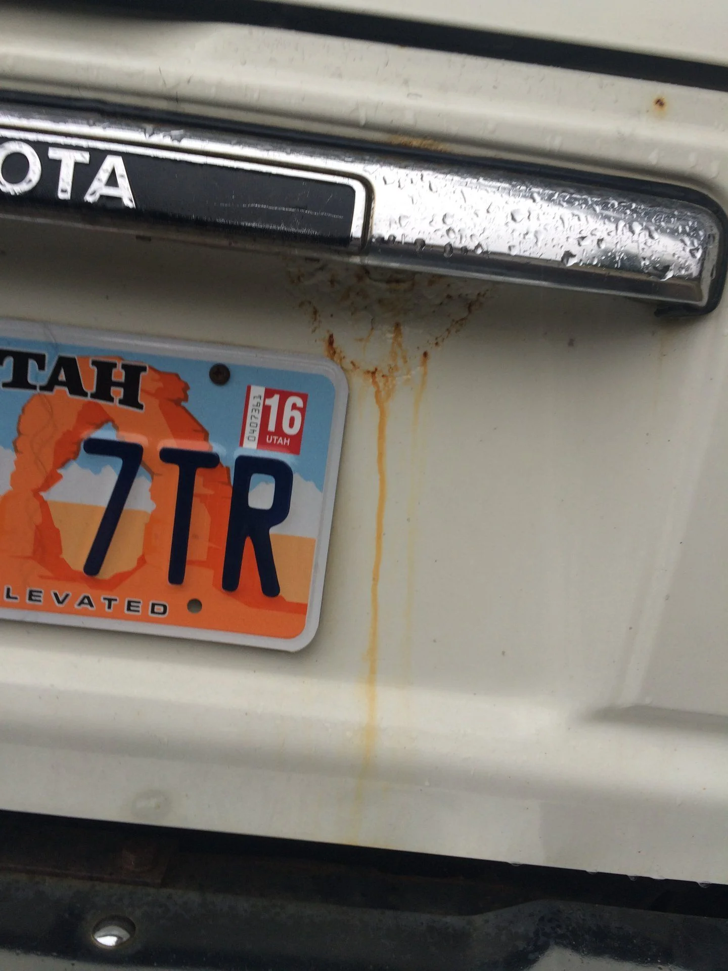 only rust spot
