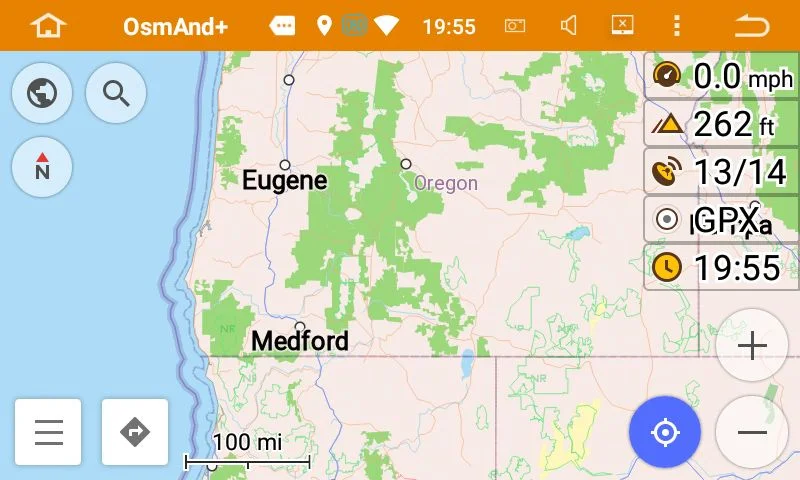 OSMand+ offline maps
