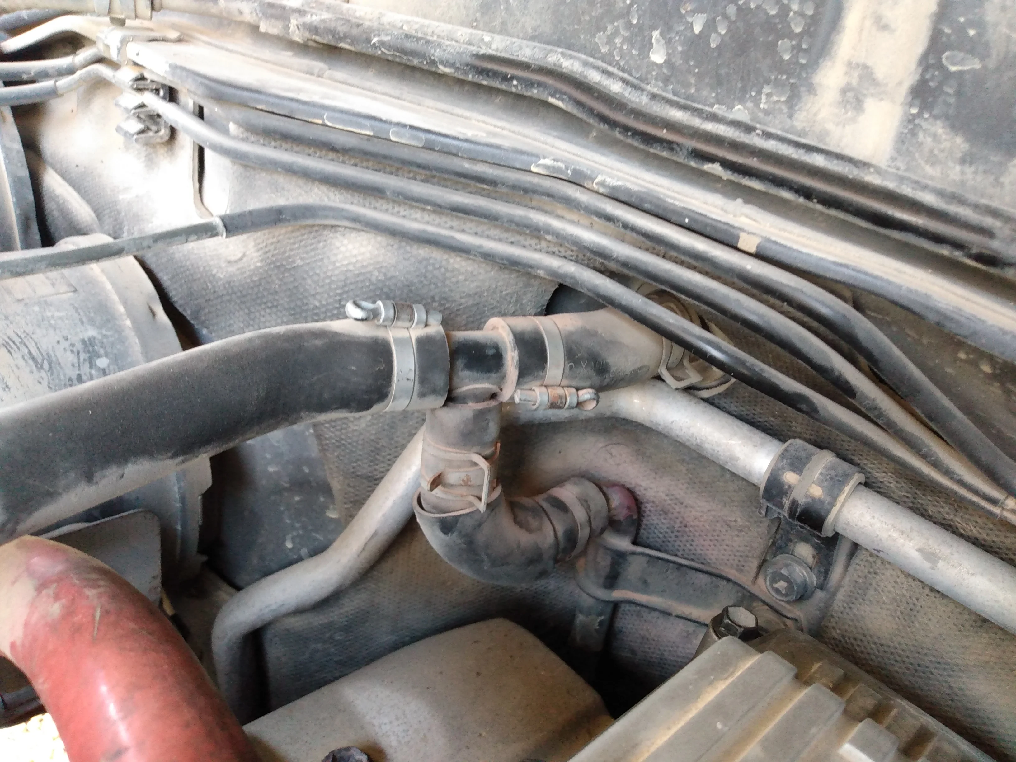 Outlet of rear heater 2