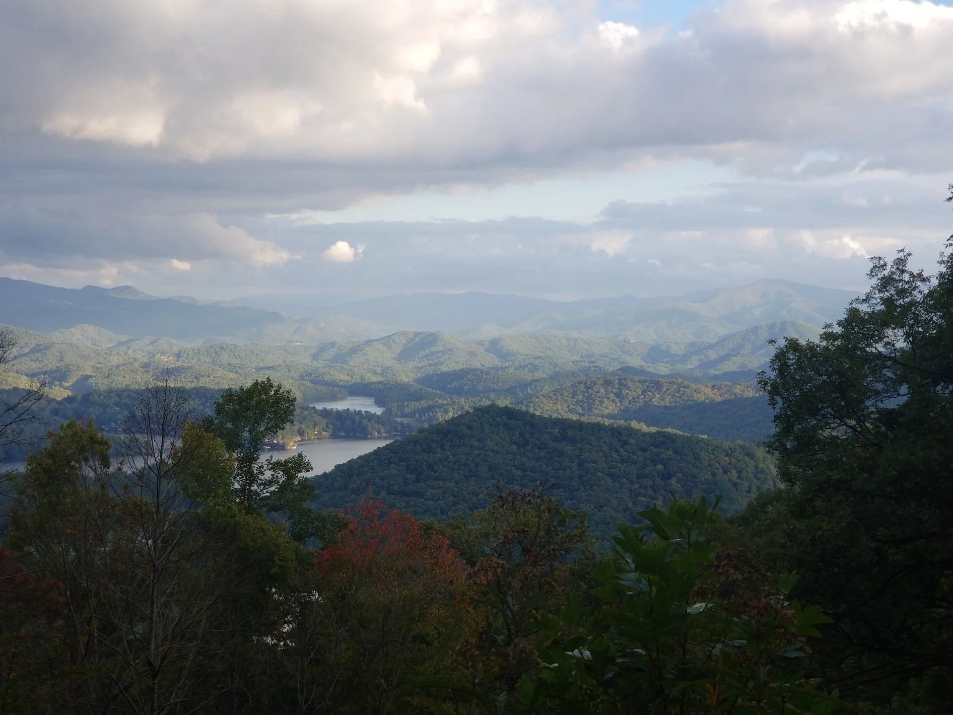 Overlooking Nantahala National Forest