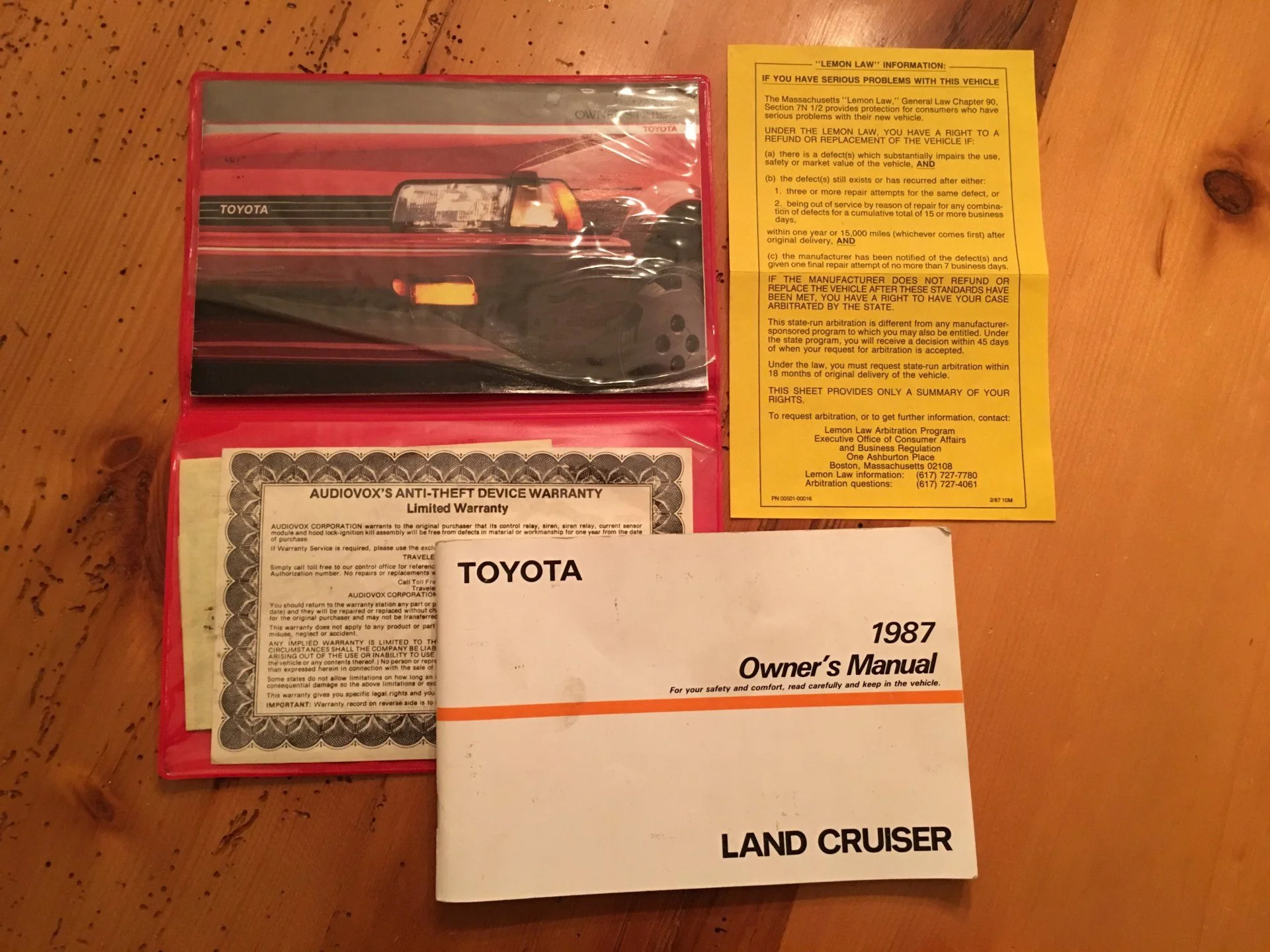 Owners manual