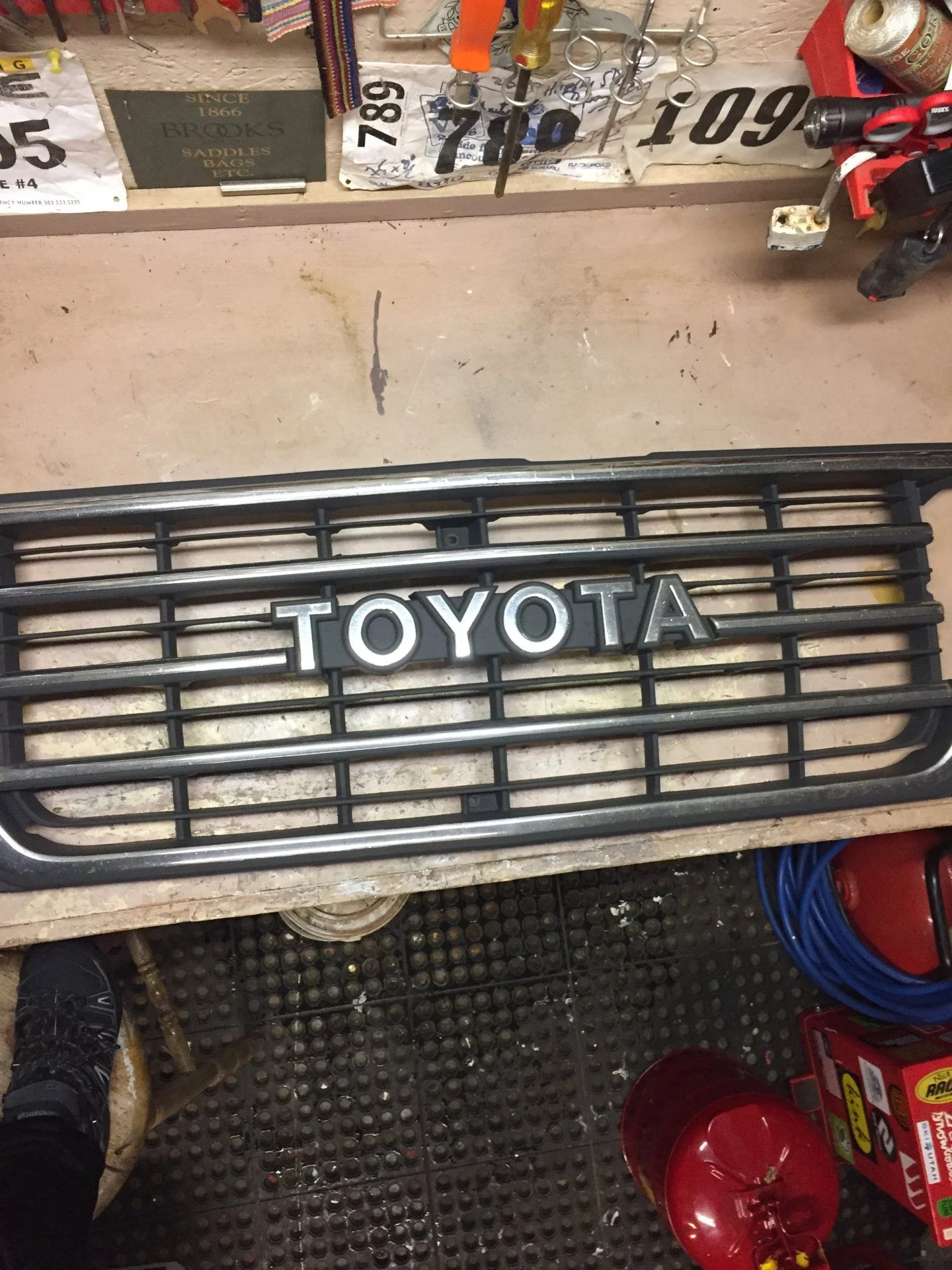 painted grill