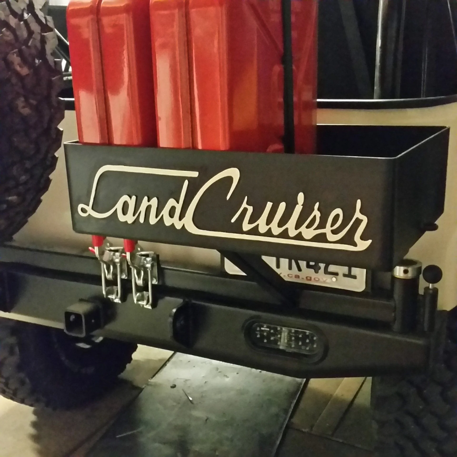 Painted up Land Cruiser emblem