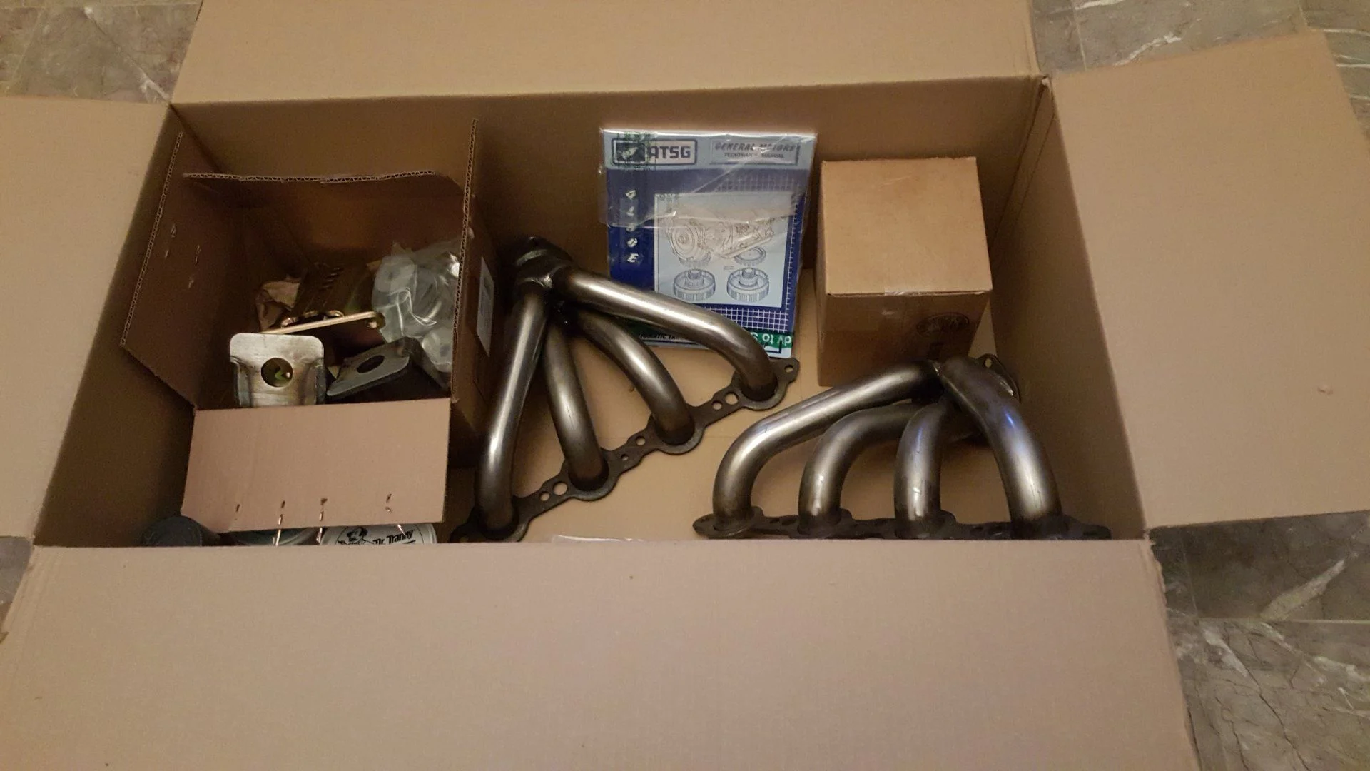 Parts begin to arrive