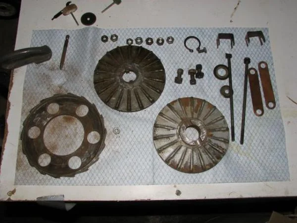 Parts. First try at cleaning, not so impressed!