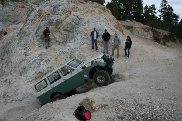 Paul attempting the quarry.