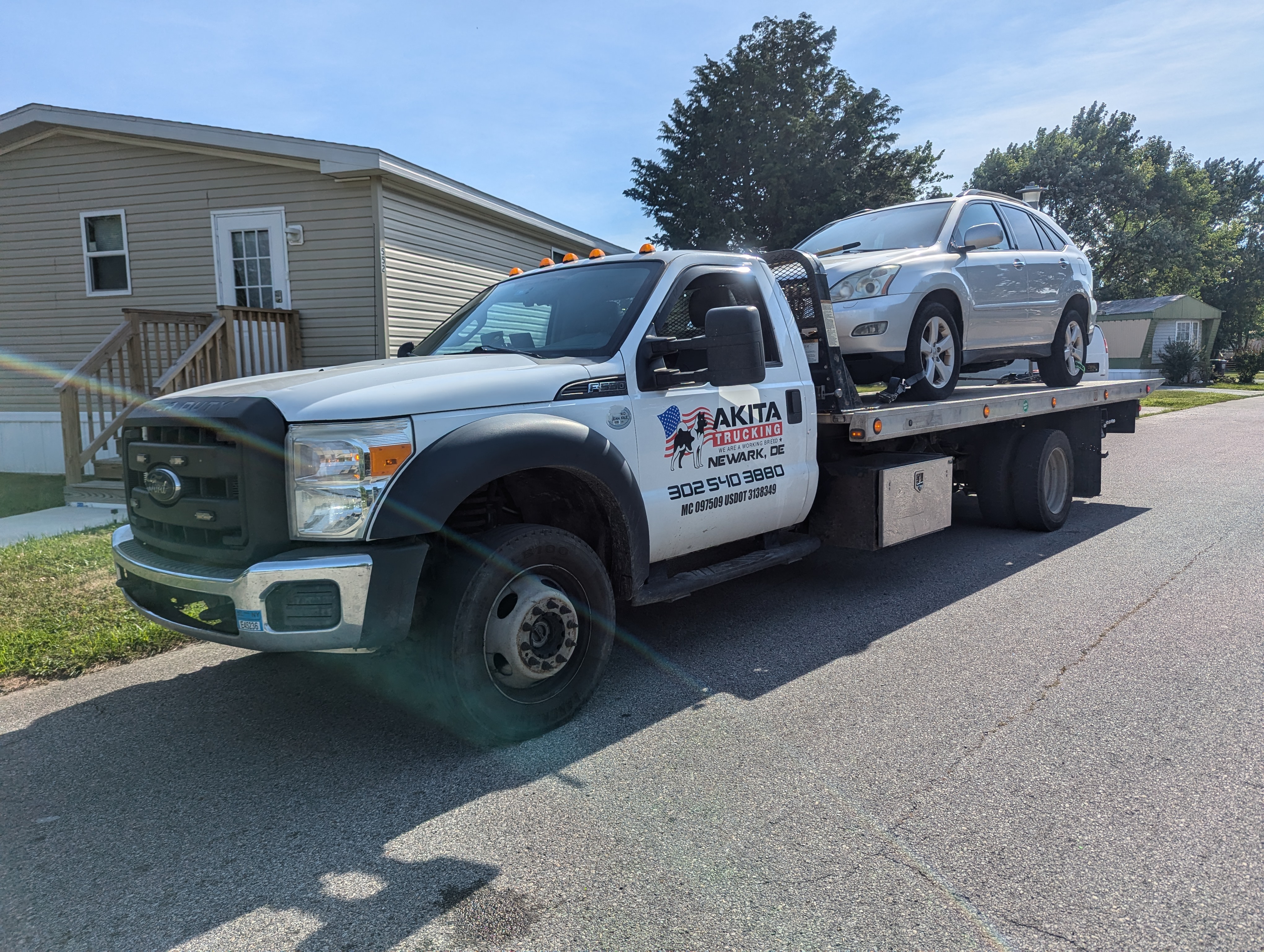 Picking up the new boat anchor