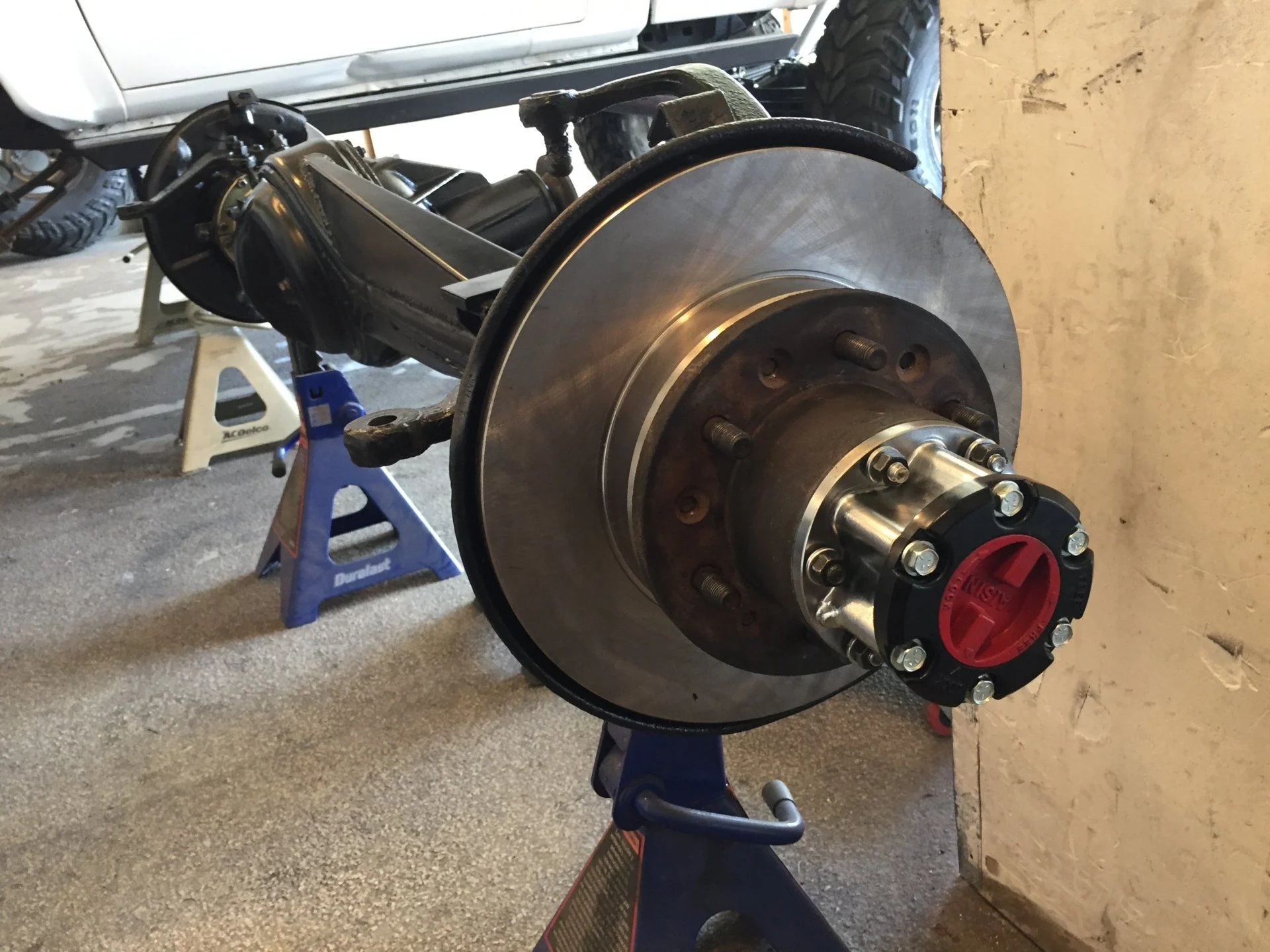 Pickup axle rebuild