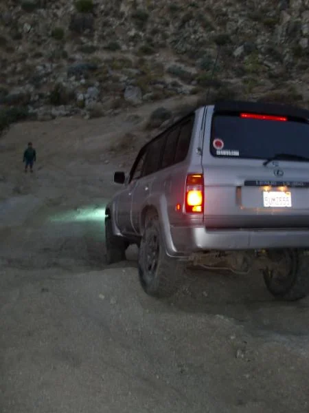 Pinyon Drop-off in Anza Borrego