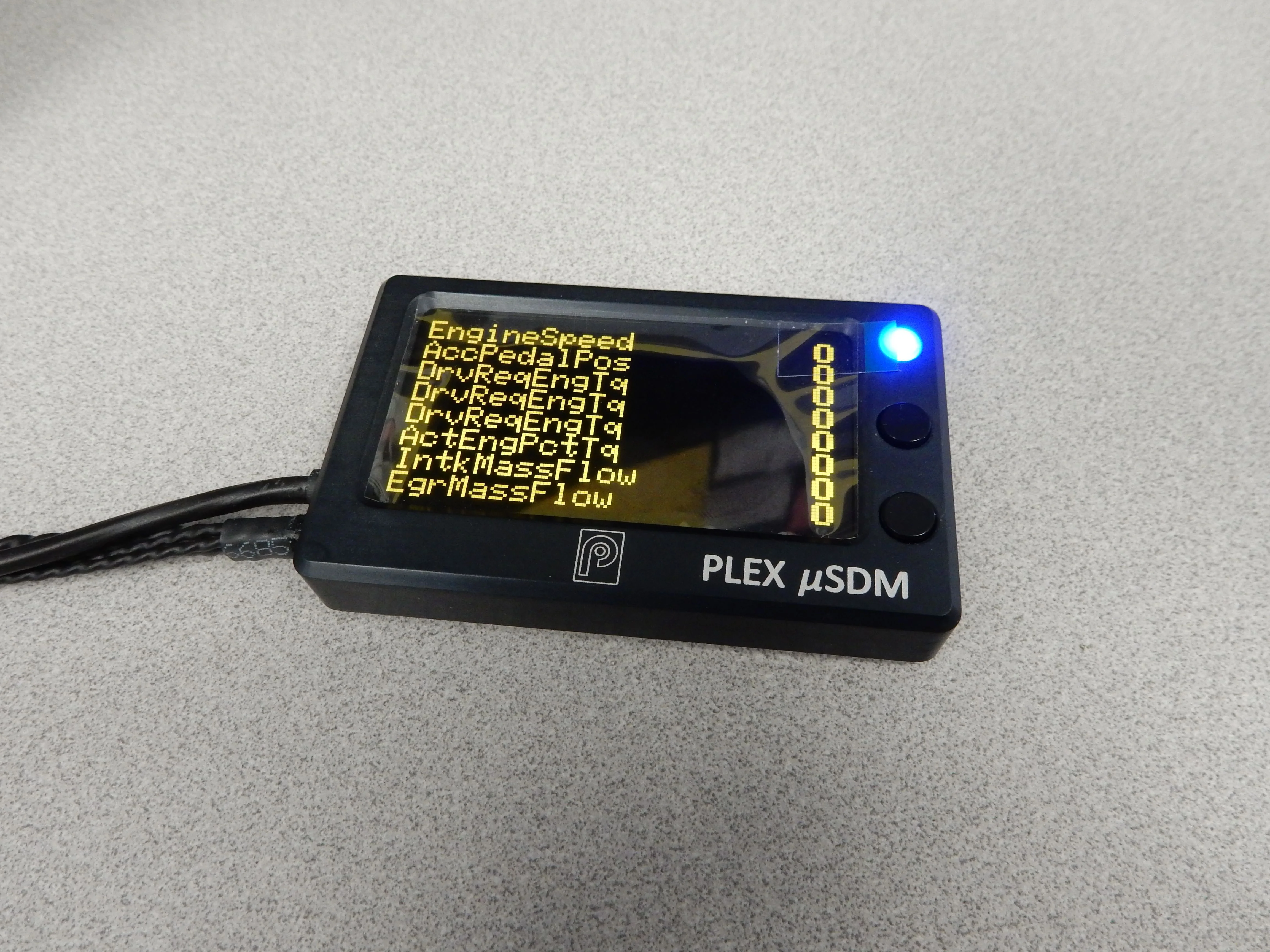 Plex µSDM dash display1