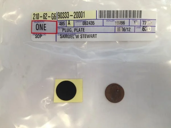 PLUG PLATE