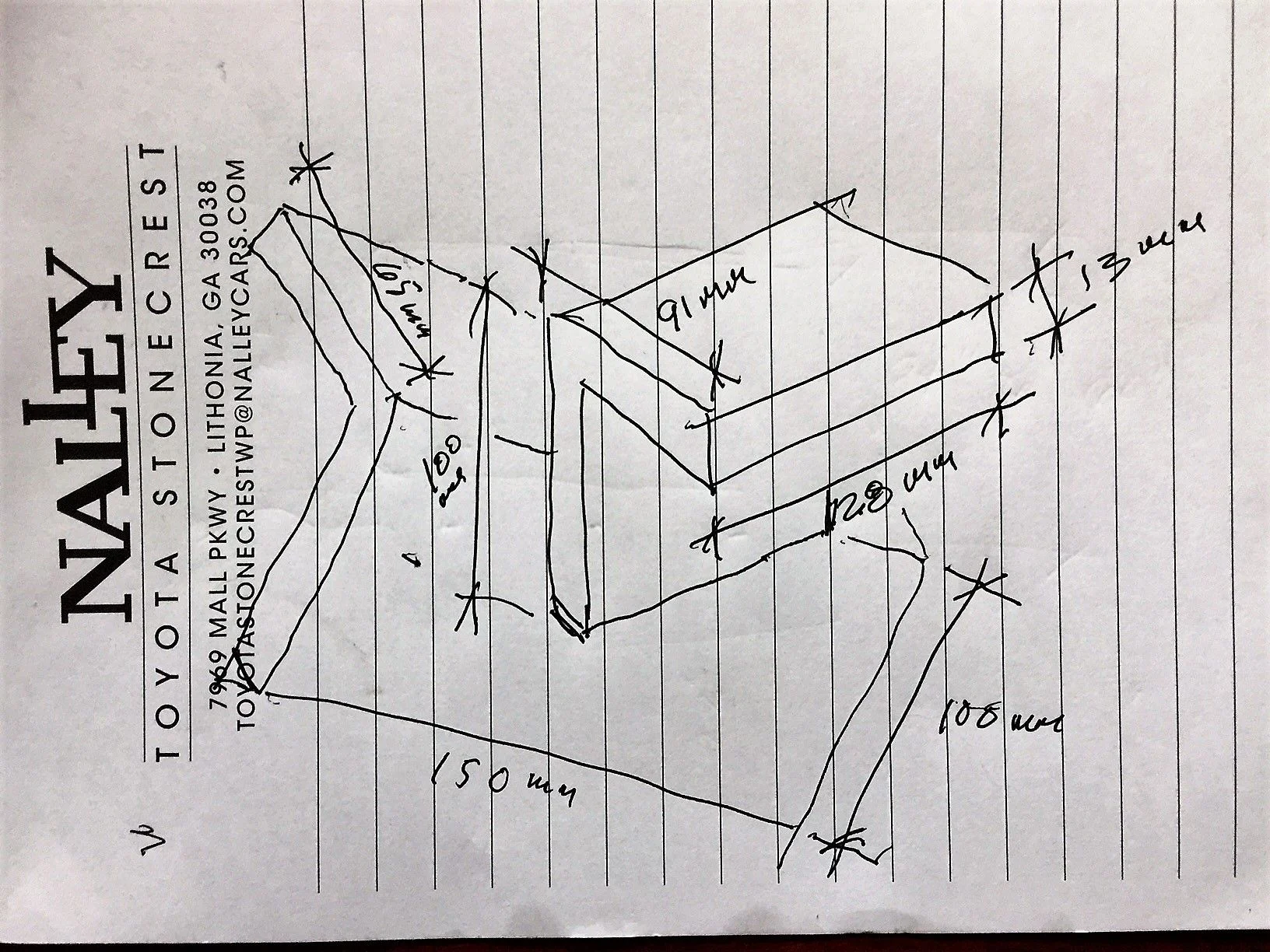 PS Bracket dimensions