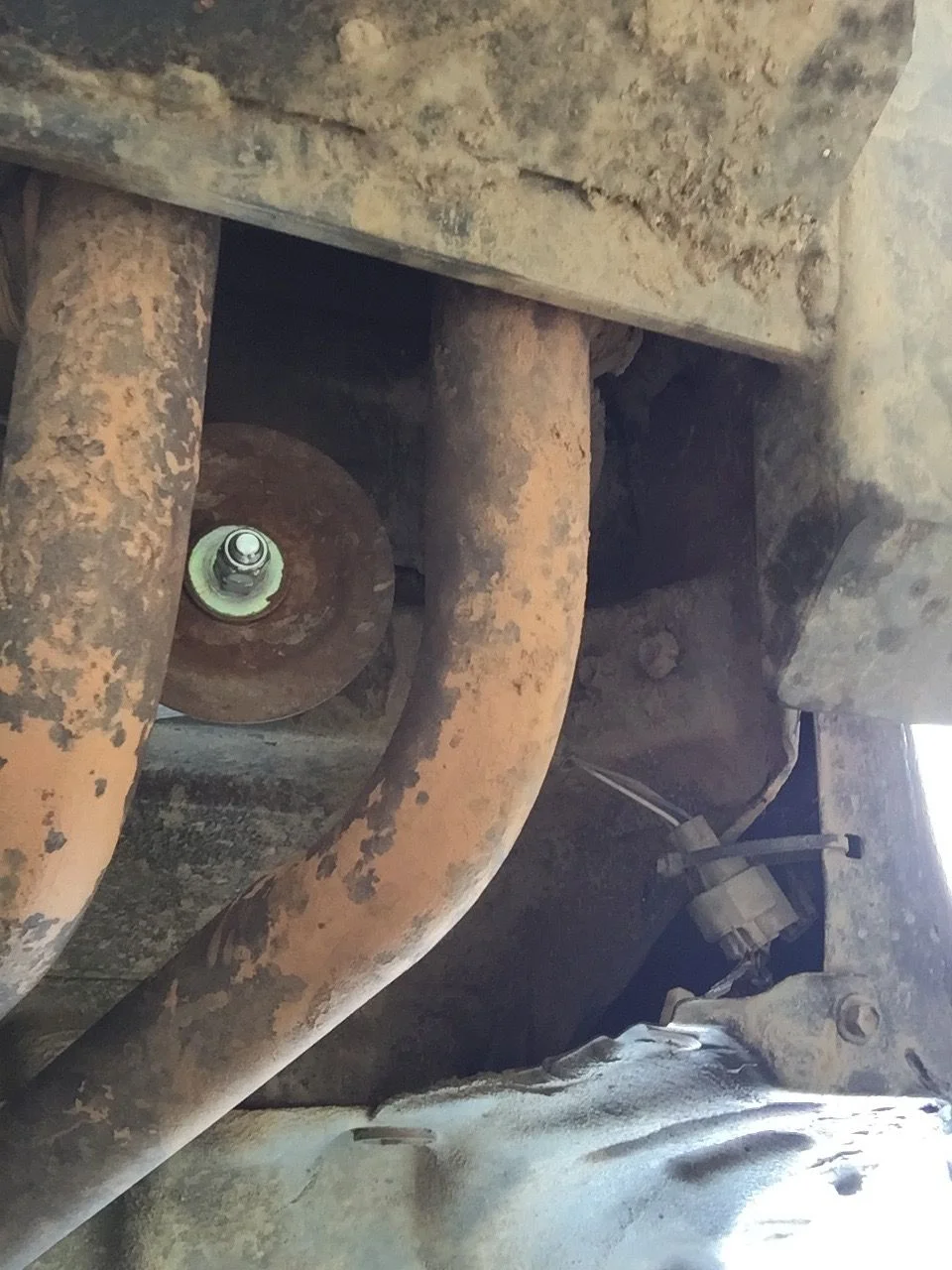 PS puck 2 above exhaust