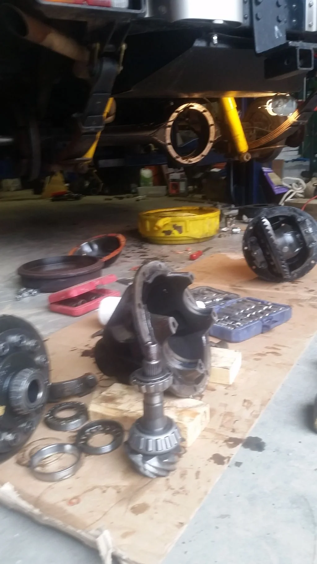 Putting back the 4.11 gears.