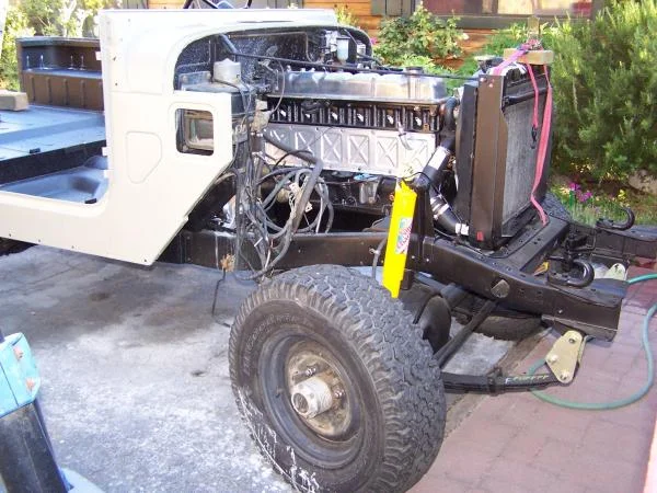 radiator and support
