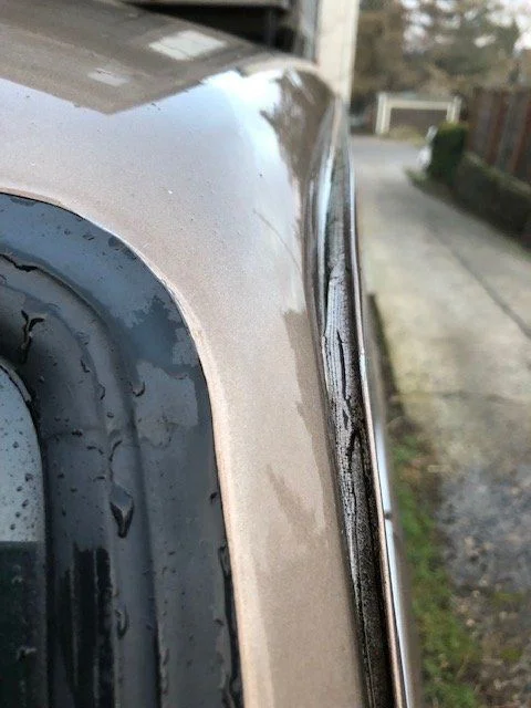 Rain Gutter Seal after 38 years