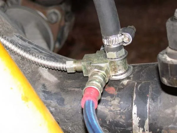 Rear Axle Replacement Brake Tee & Vent