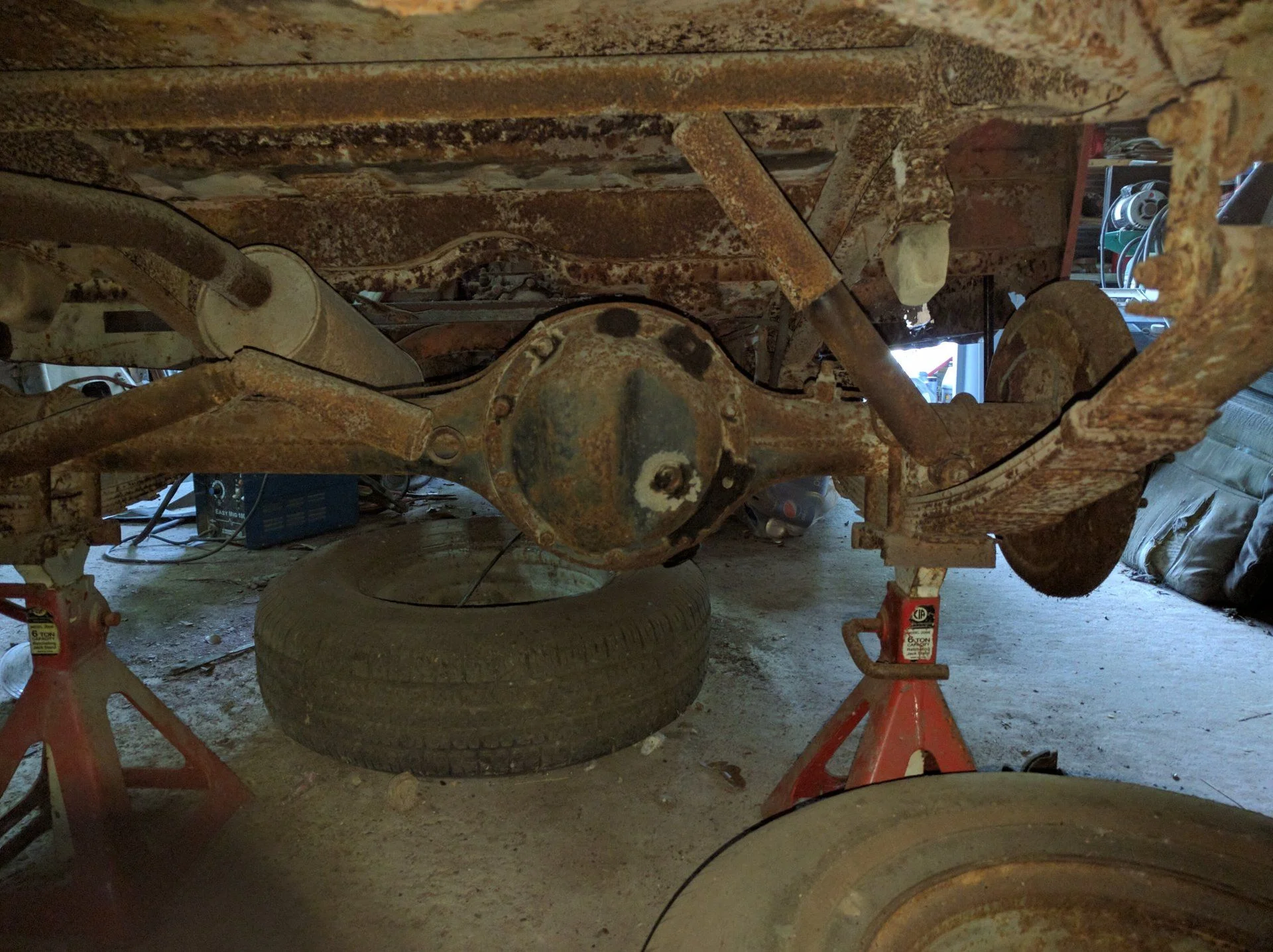 Rear axle