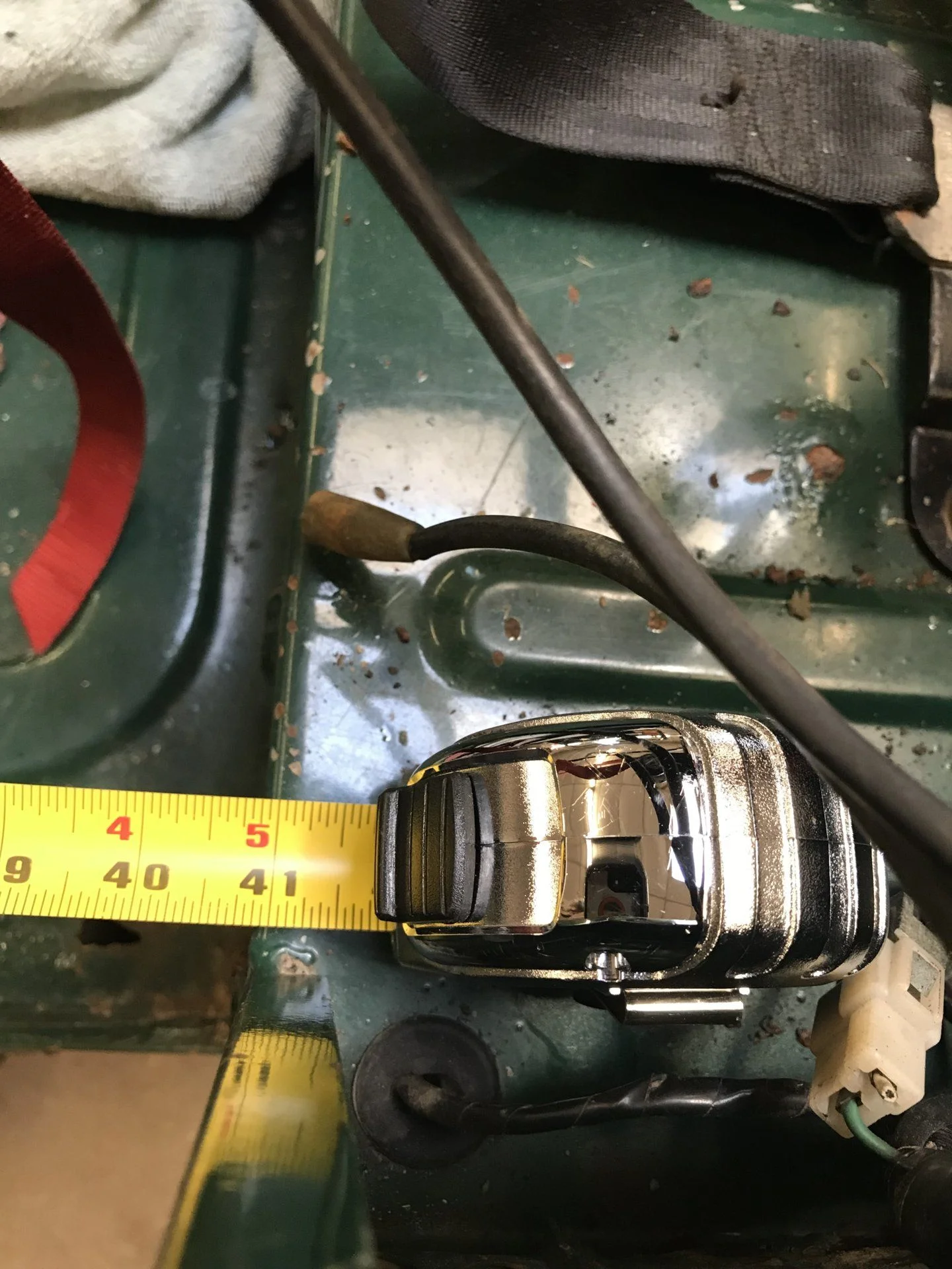 Rear between wheel wells