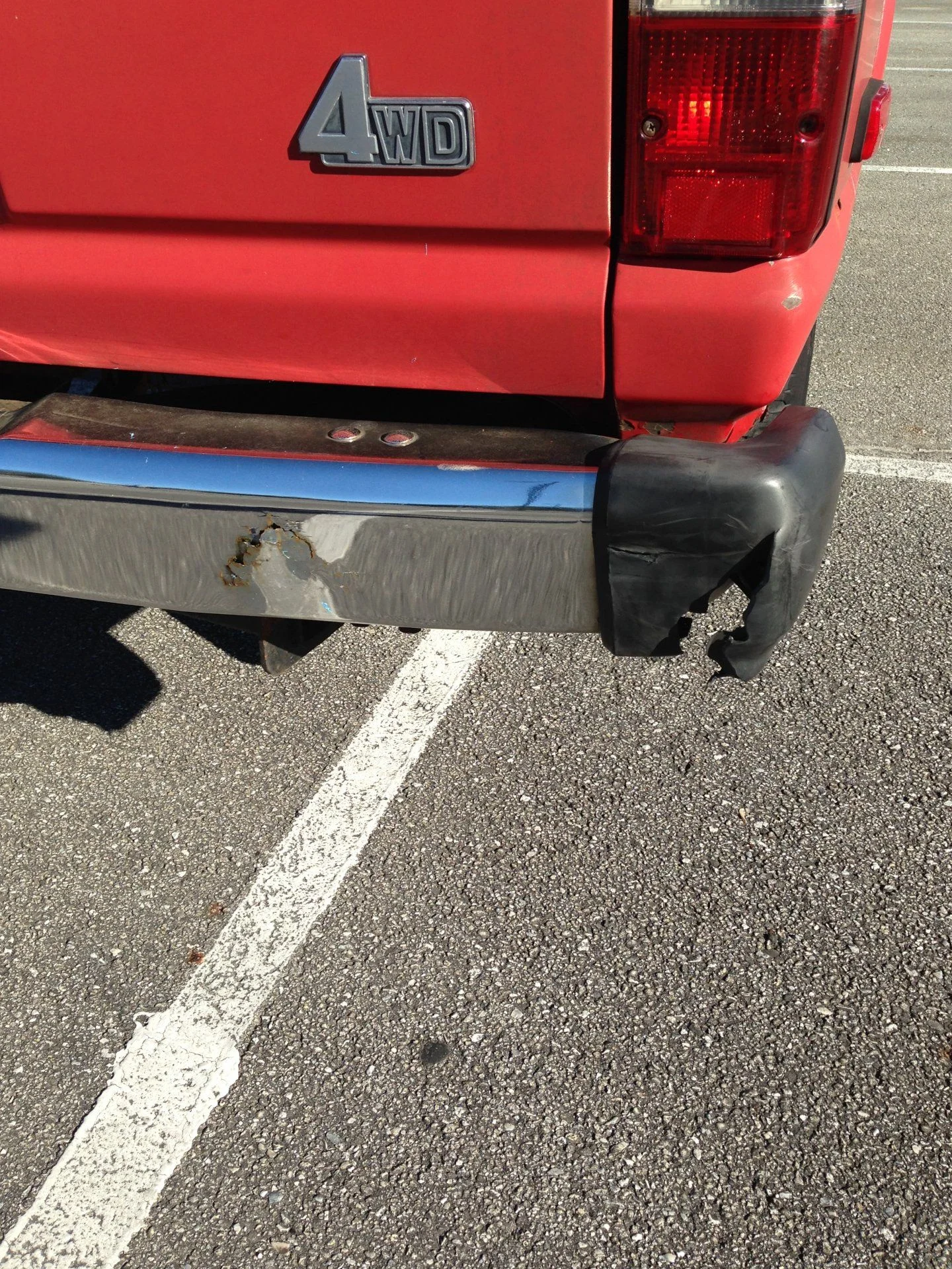 Rear bumper