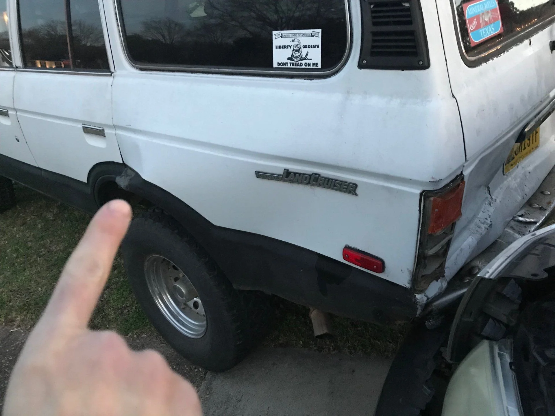 Rear Ended FJ60