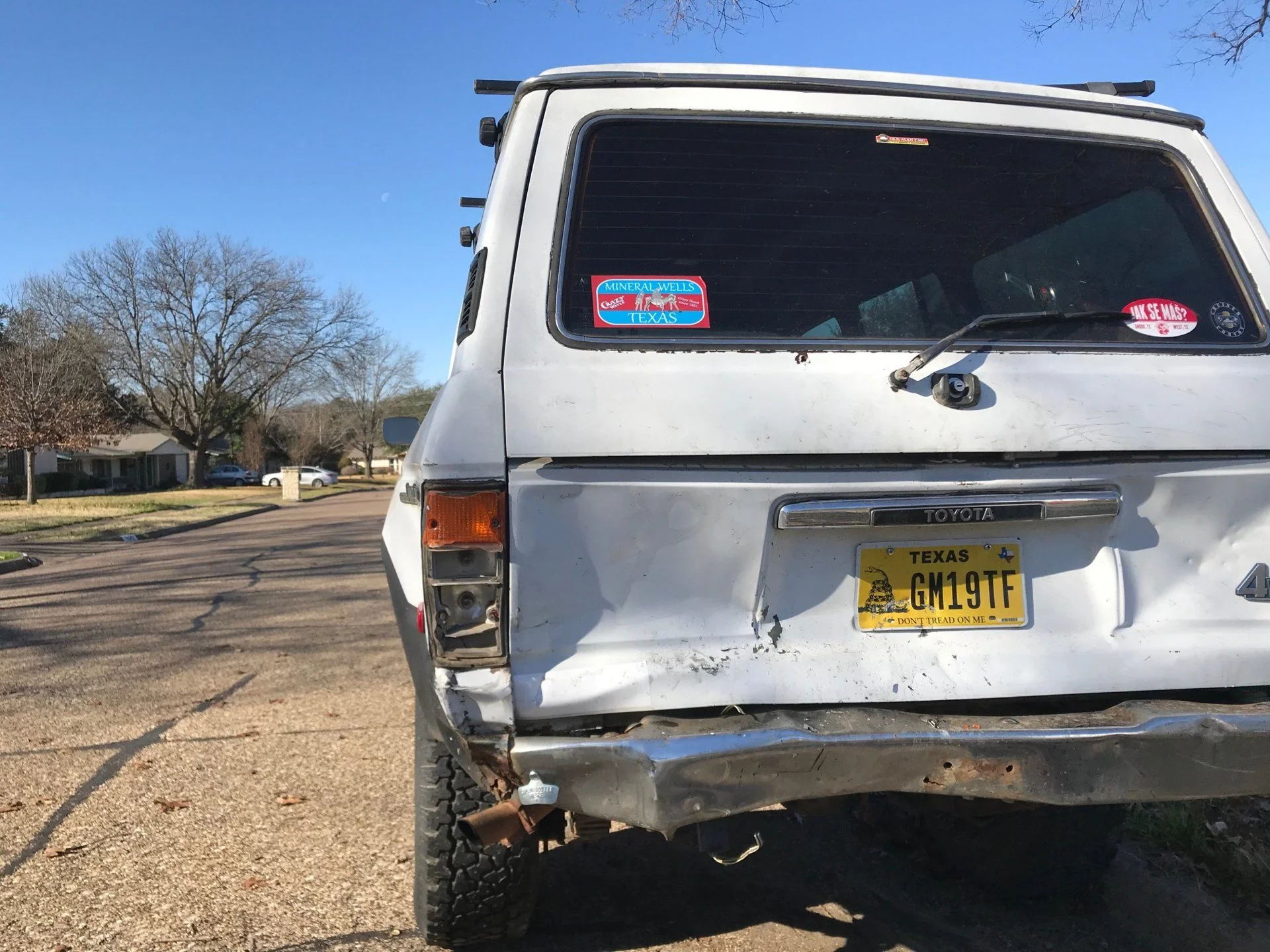 Rear Ended FJ60