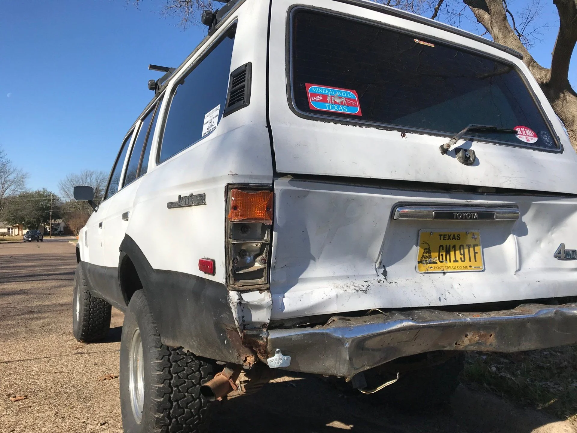 Rear Ended FJ60