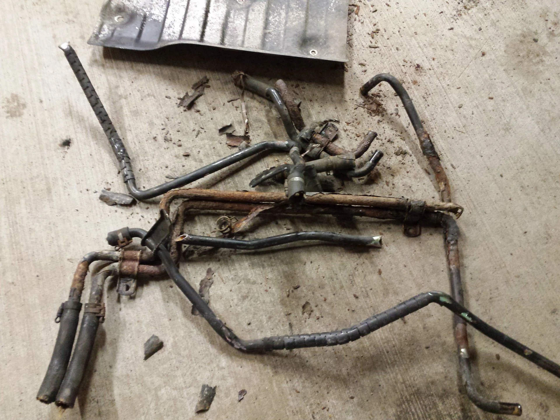 Rear heater junk
