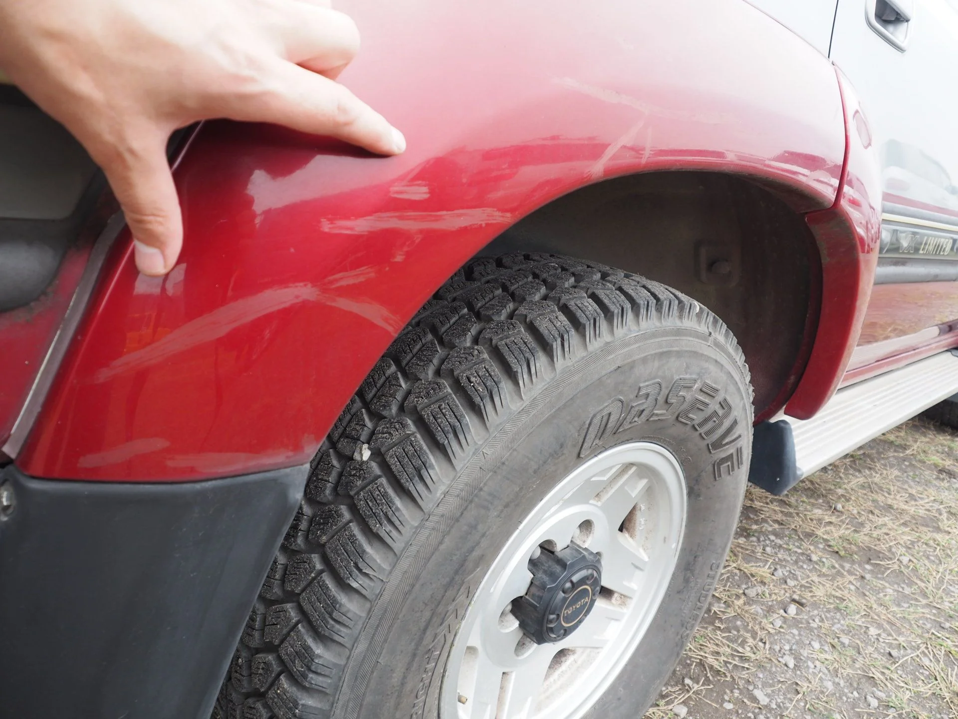 Rear left fender HDJ81